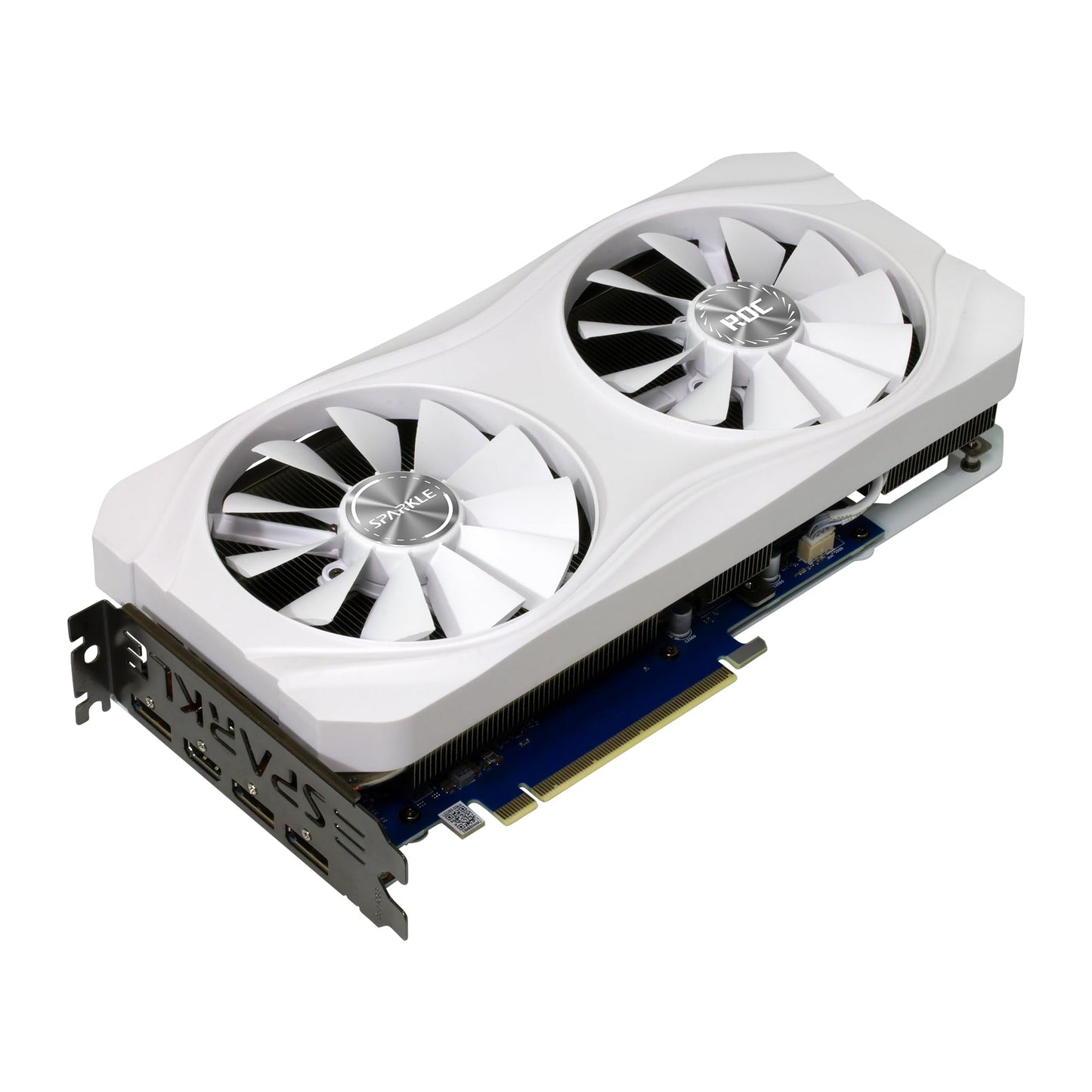 Sparkle Intel Arc A770 Roc Luna Oc Edition, 16Gb Gddr6, 2X Dbb 100Mm Fan, 2.5-Slot, Metal Backplate, Luna White Edition, Sa770Rw