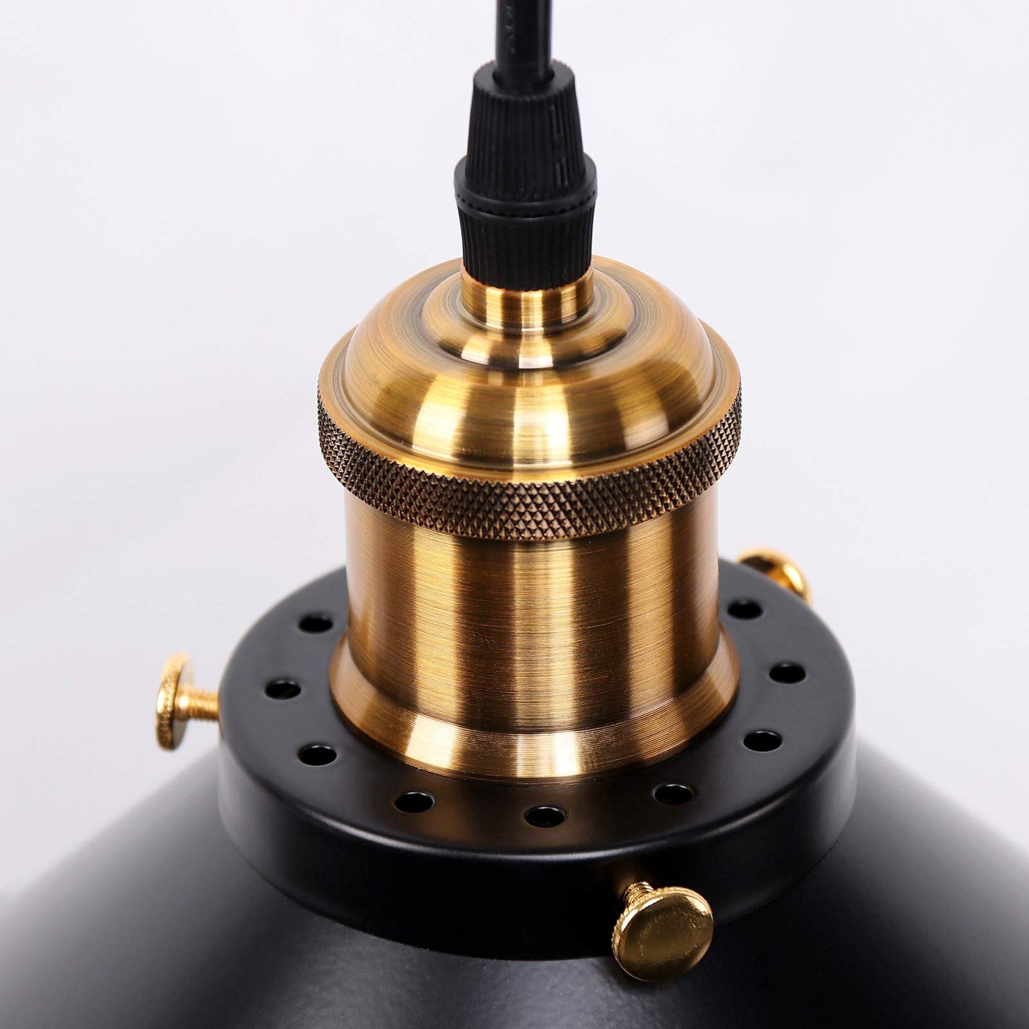 Newrays Pendant Light - Industrial Retro Black Iron - 3 Pack - Model PD2020-3