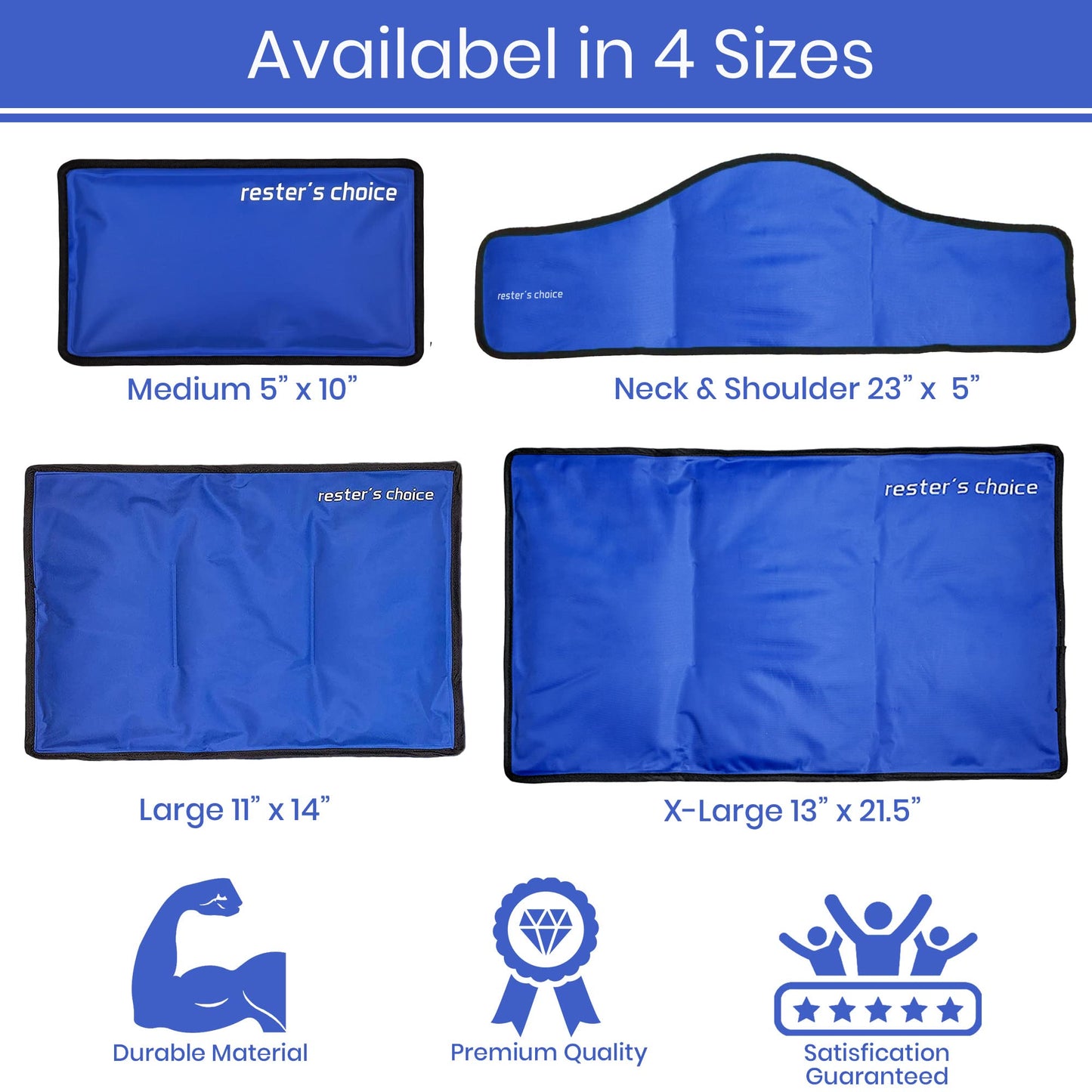 Ice Pack for Injuries Reusable, Soft Gel Flexible - (Large: 11"x14.5") for Hip, Shoulder, Knee, Back - Comfy Cold Pack Compress for Swelling, Bruises, Surgery (Mint-Green, 1 Pack)