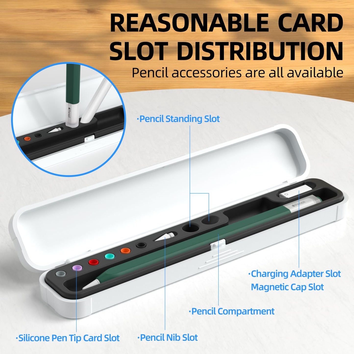 Azf Hard Pc&Silicone Magnetic Case For Apple Pencil Case(2Nd Generation/1St Gen/ (Usb-C) And Samsung Galaxy S-Pen Series Pencil
