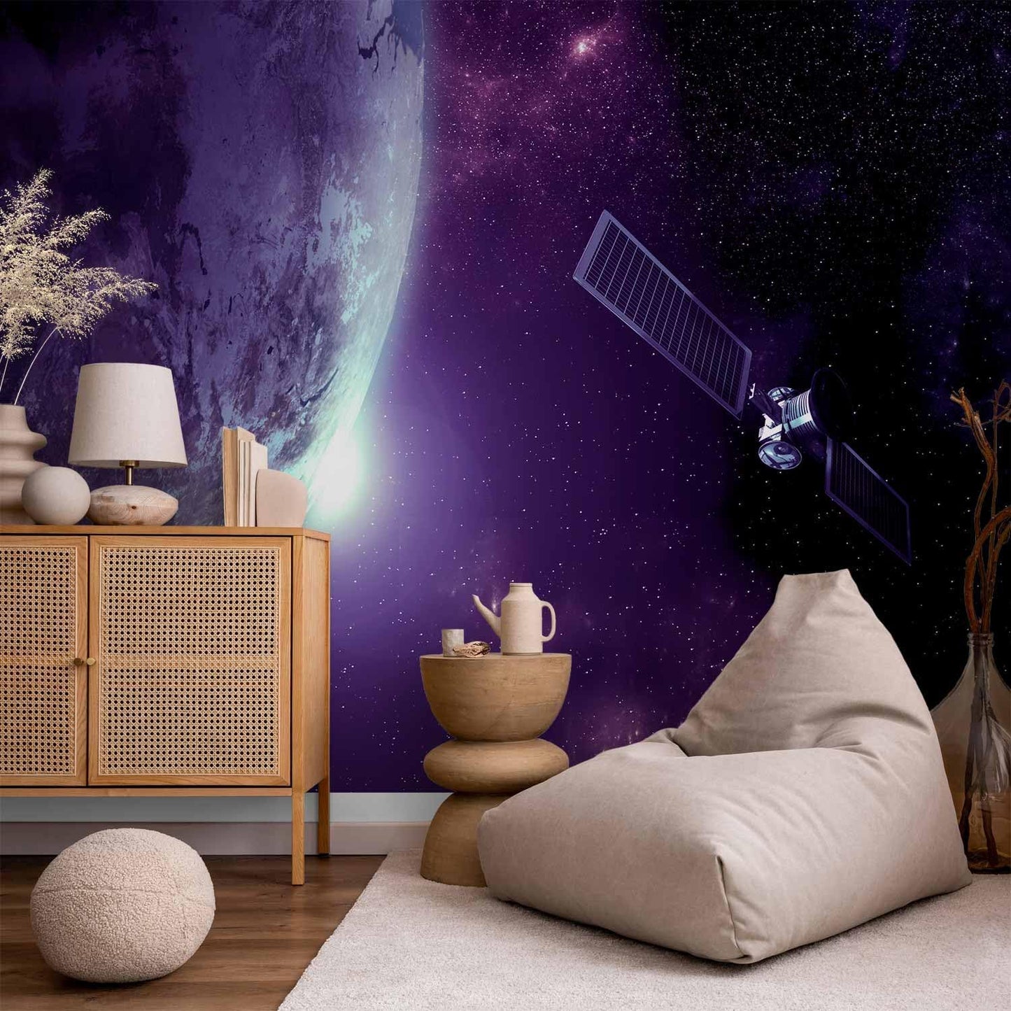 artgeist Premium Wall Mural Cosmos Galaxy 197x138 in - Non-Woven Wallpaper Fleece Wall Decor Photo Print Picture Image Design Home n-B-0007-a-d