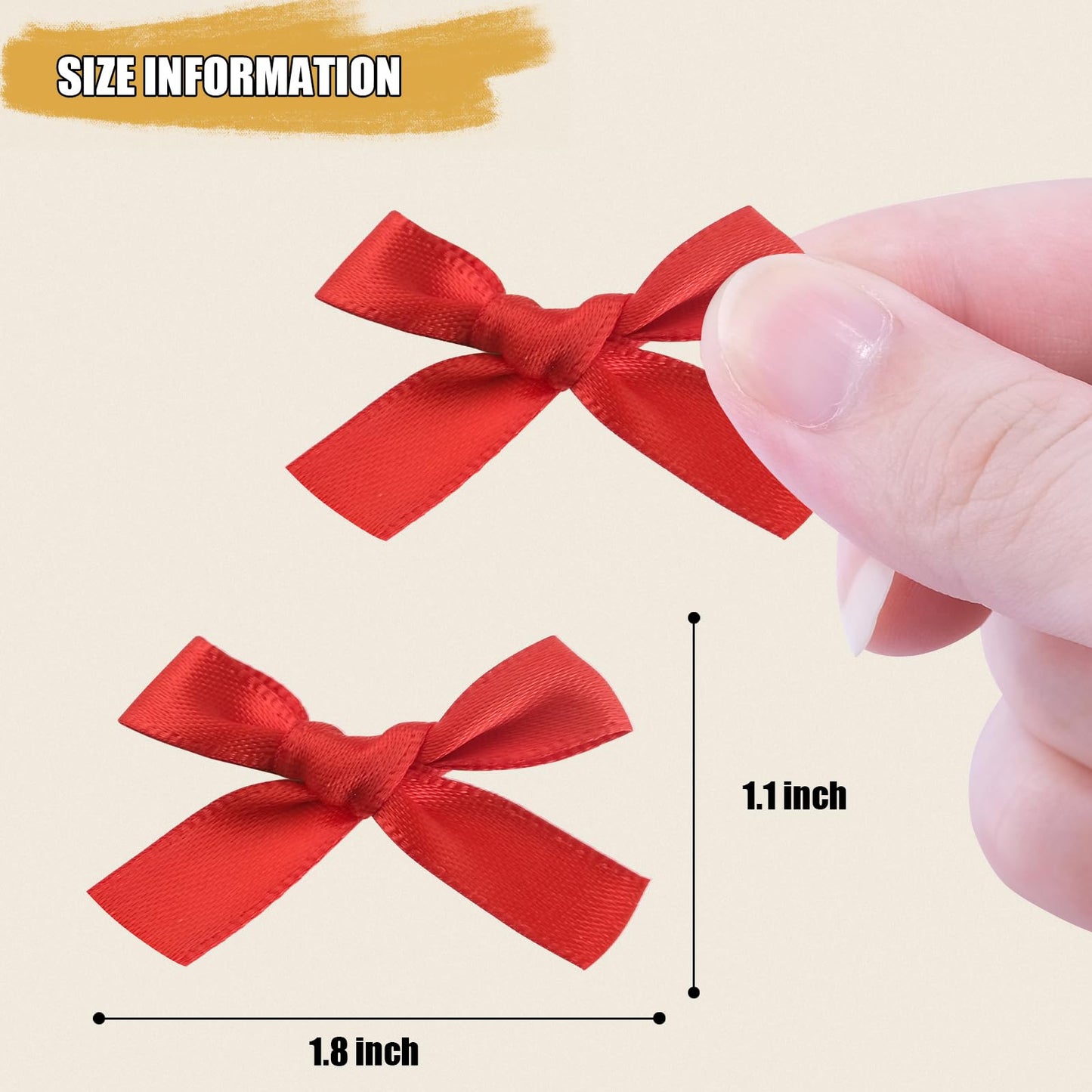 Mini Hair Bows for Women Girls Cute Hair Clips Small Alligator Hair Ribbon Accessories -30P - Red