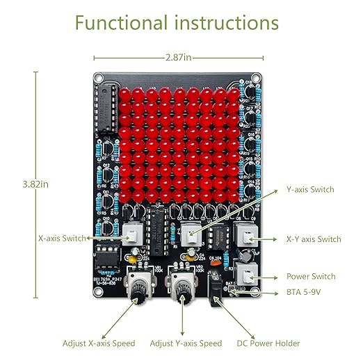 YYSOLDER 2pcs Soldering Practice kit led Soldering kit DIY Electronic Kits Electronic kit Adult STEM Teaching and Learning Education