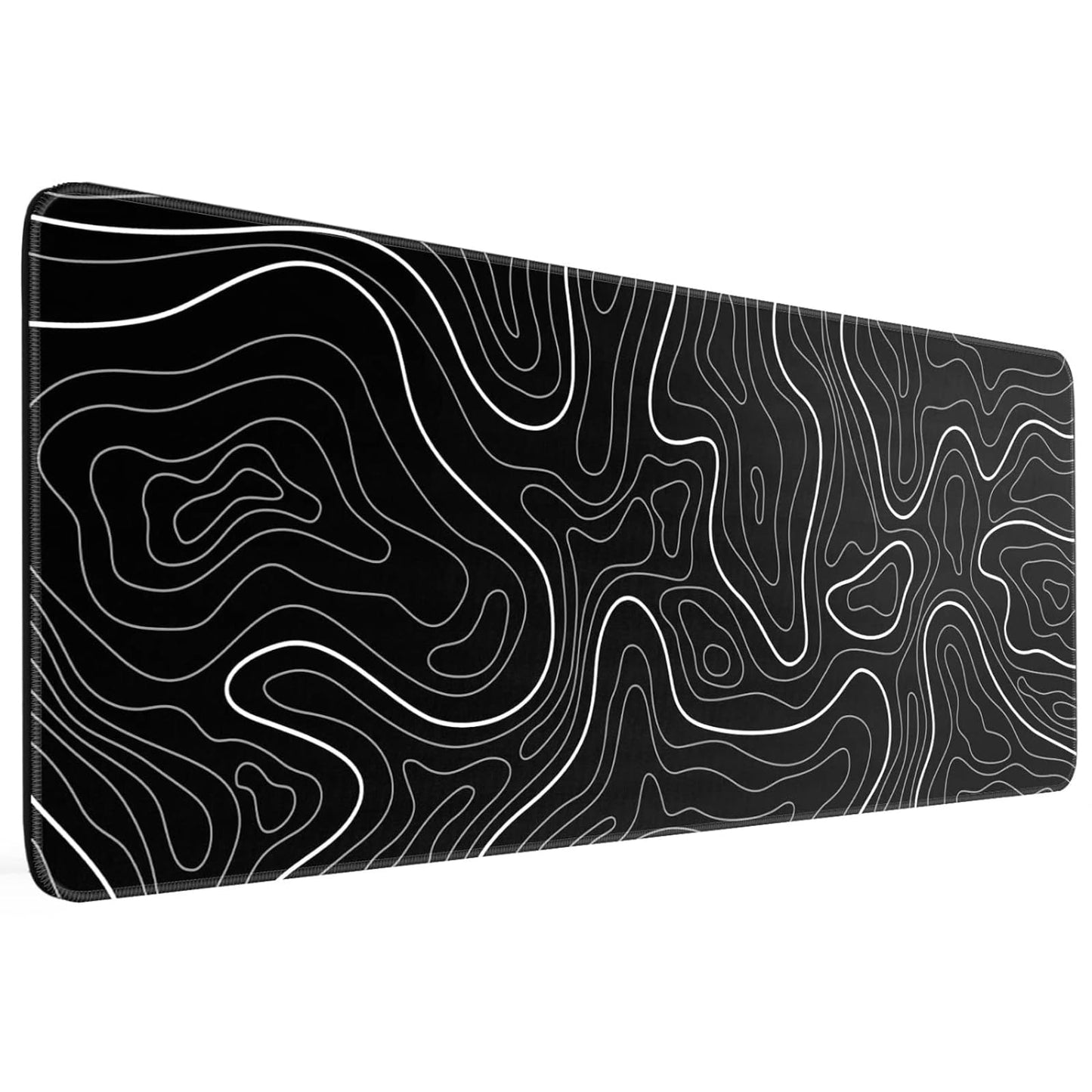 Large Gaming Mouse Pad 90x40cm (35.4x15.7in) - Non-Slip Rubber Base Desk Mat & Keyboard Pad for Gaming, Office - Black