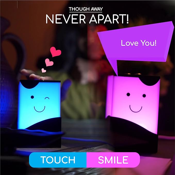 Telepathy® Toddlers – Friendship Lamp® | Long Distance Wi-Fi Lights (Set of 4)