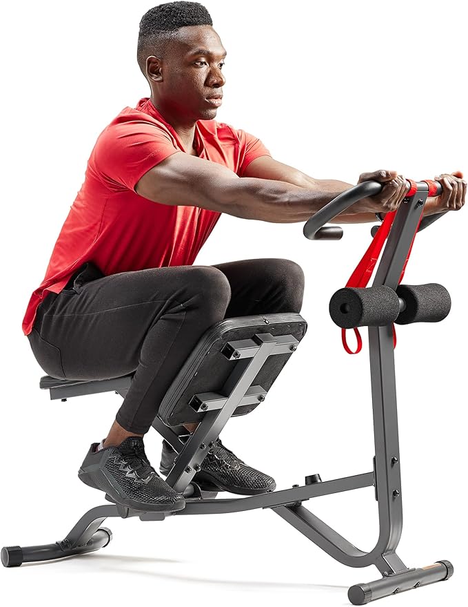 Sunny Health & Fitness Full Body Traction & Stretch Machine for Lumbar Stretching, Flexibility Training, Mobility Support,...