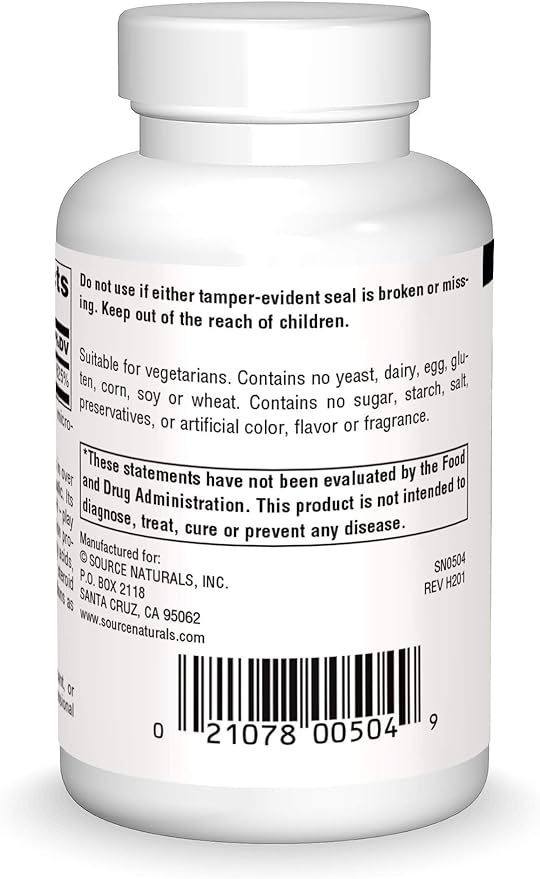 Source Naturals Niacinamide B-3, 100 mg Dietary Supplement - 250 Tablets