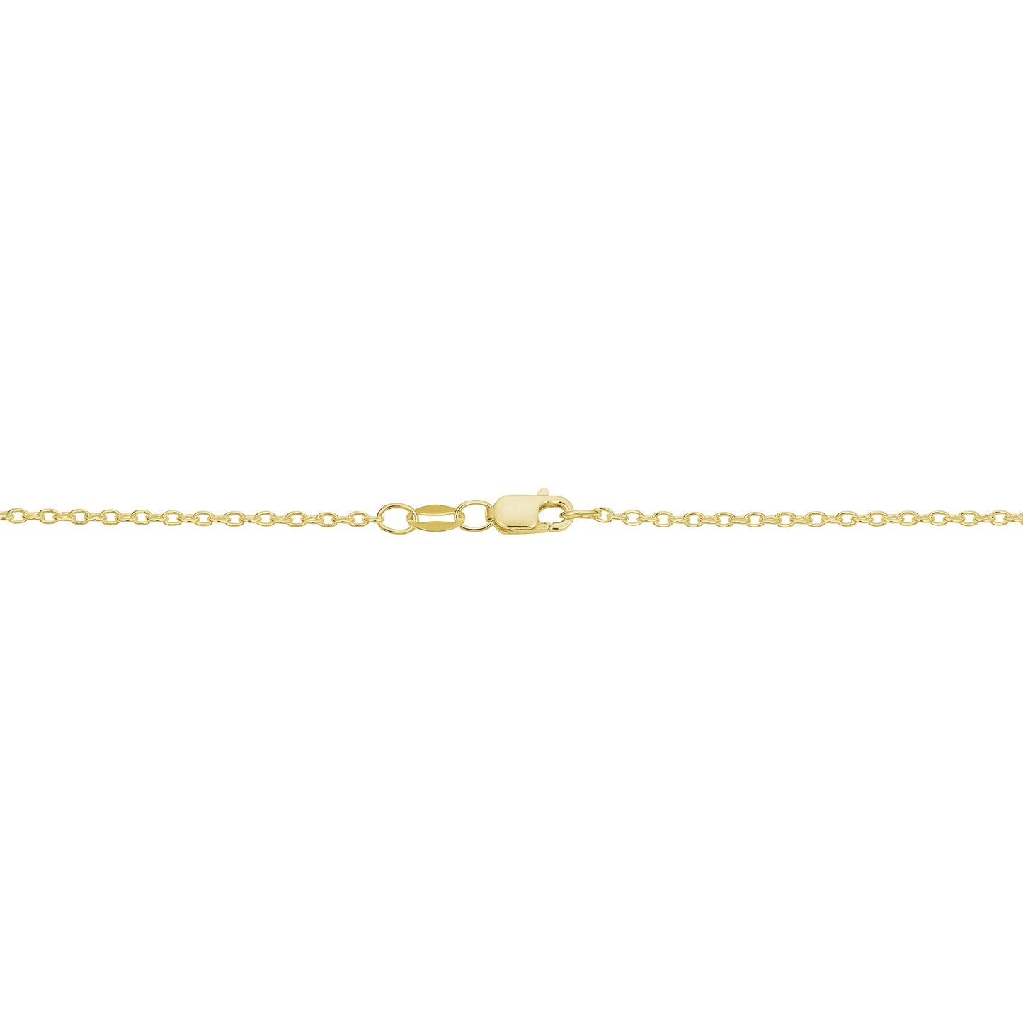 Kooljewelry Yellow Gold Over Sterling Silver Round Cable Chain Necklace (1.6 mm, 20 inch)