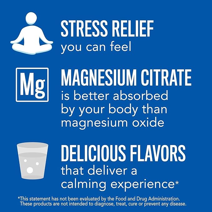 Natural Vitality Calm Magnesium Powder, Unflavored, 30 Packets (Package May Vary)