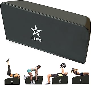 Pilates and Yoga Bench by SEWD – Portable Workout Bench for Full Body Exercise with Handle – Weight Training, AB Workout, ...