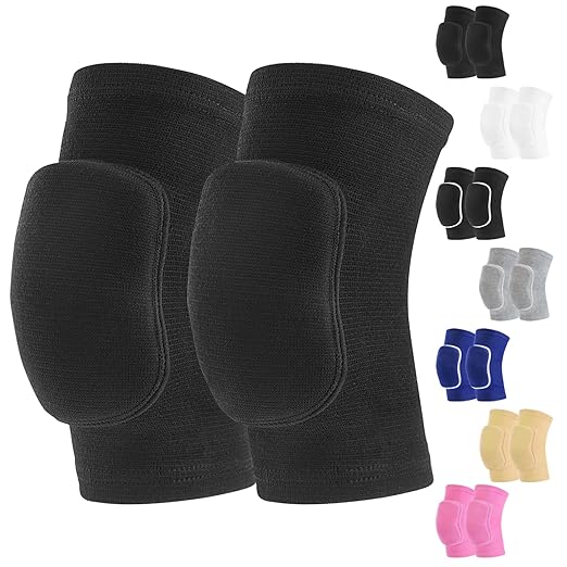 HISFFOG Volleyball Knee Pads for Dancers, Soft Breathable Knee Pads for Men Women Younth Girls Kids Knees Protective, Knee...