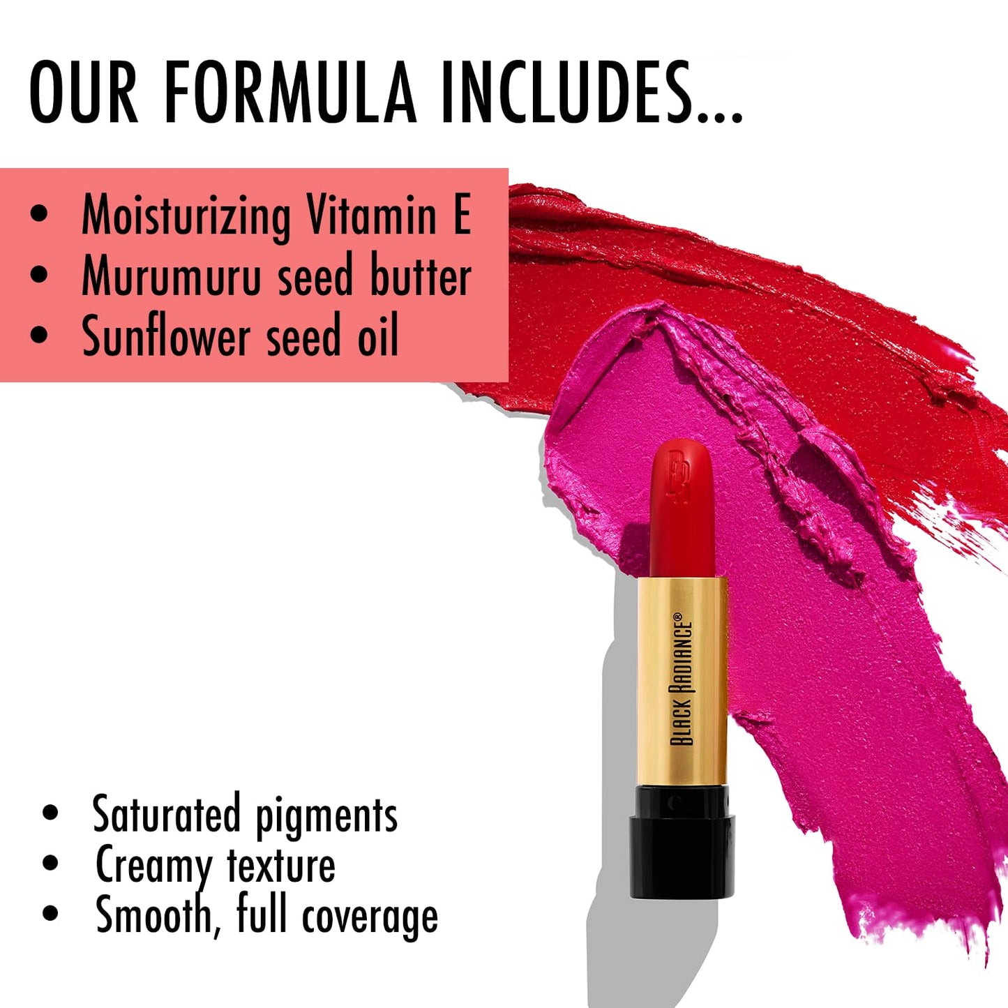 Black Radiance Perfect Tone Lipstick Lip Color Black Out