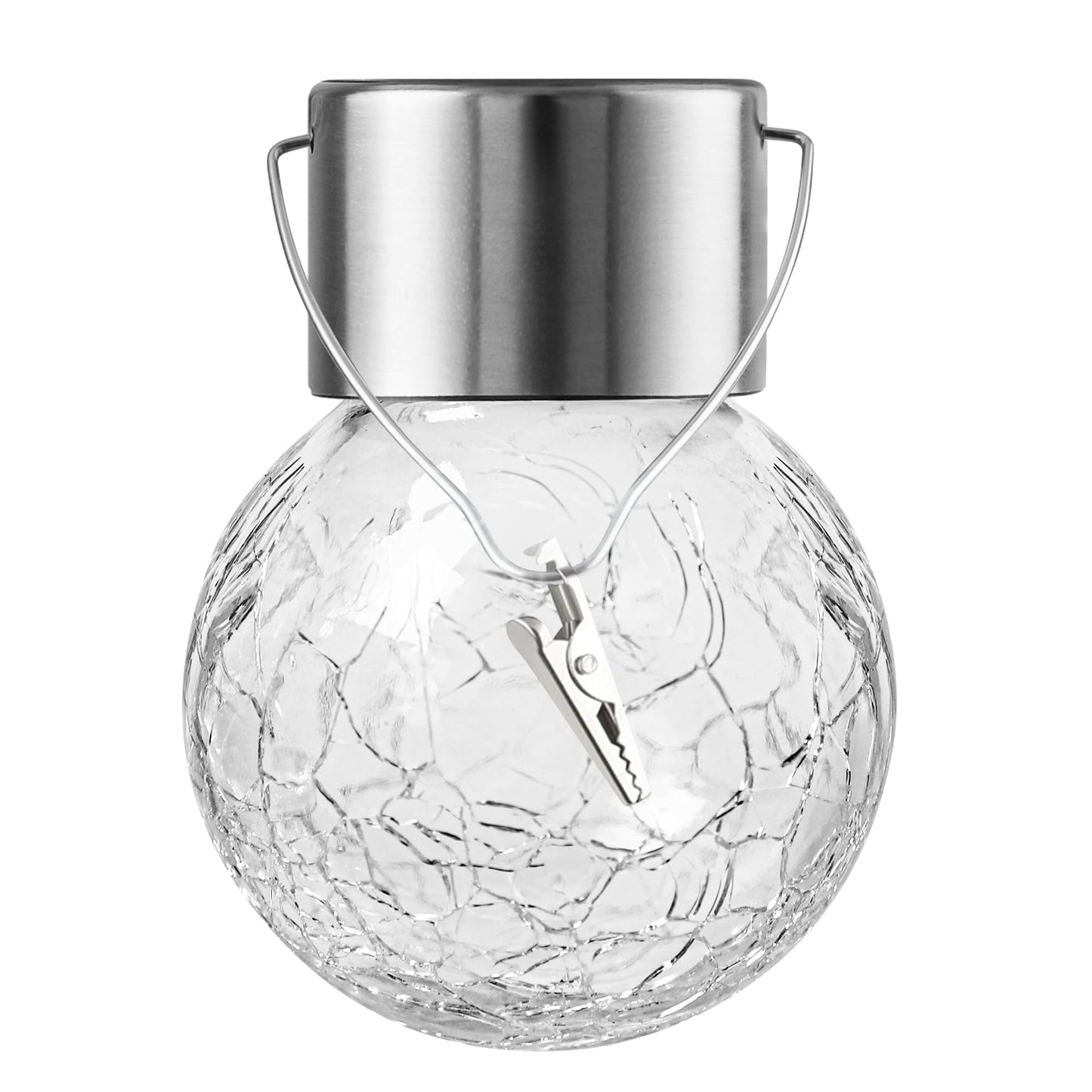 Partphoner Solar Globe Lanterns 12 Pack, Waterproof  ed Glass, Cold White, Model Pa1164 For Outdoor Decor, Garden, Patio