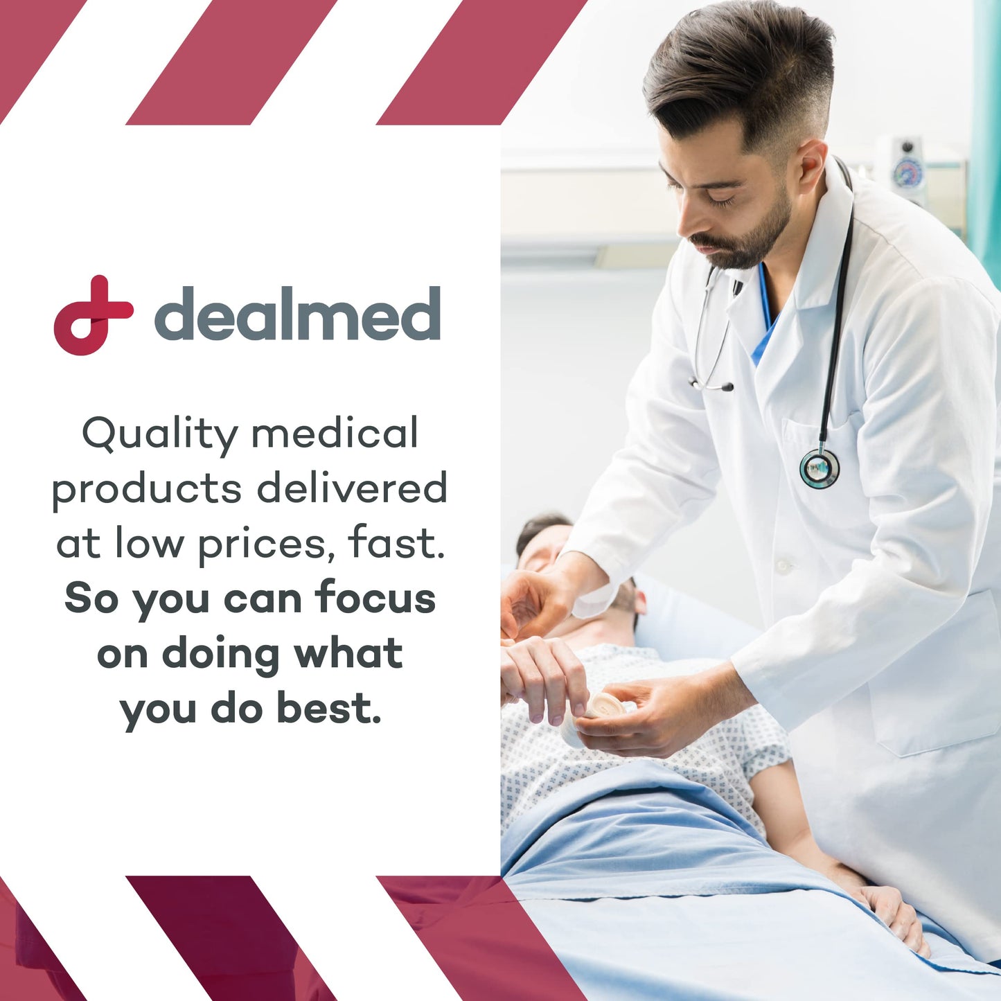 Dealmed Isopropyl Rubbing Alcohol 70% USP, First Aid Antiseptic, 16 fl. oz, (1 Pack)