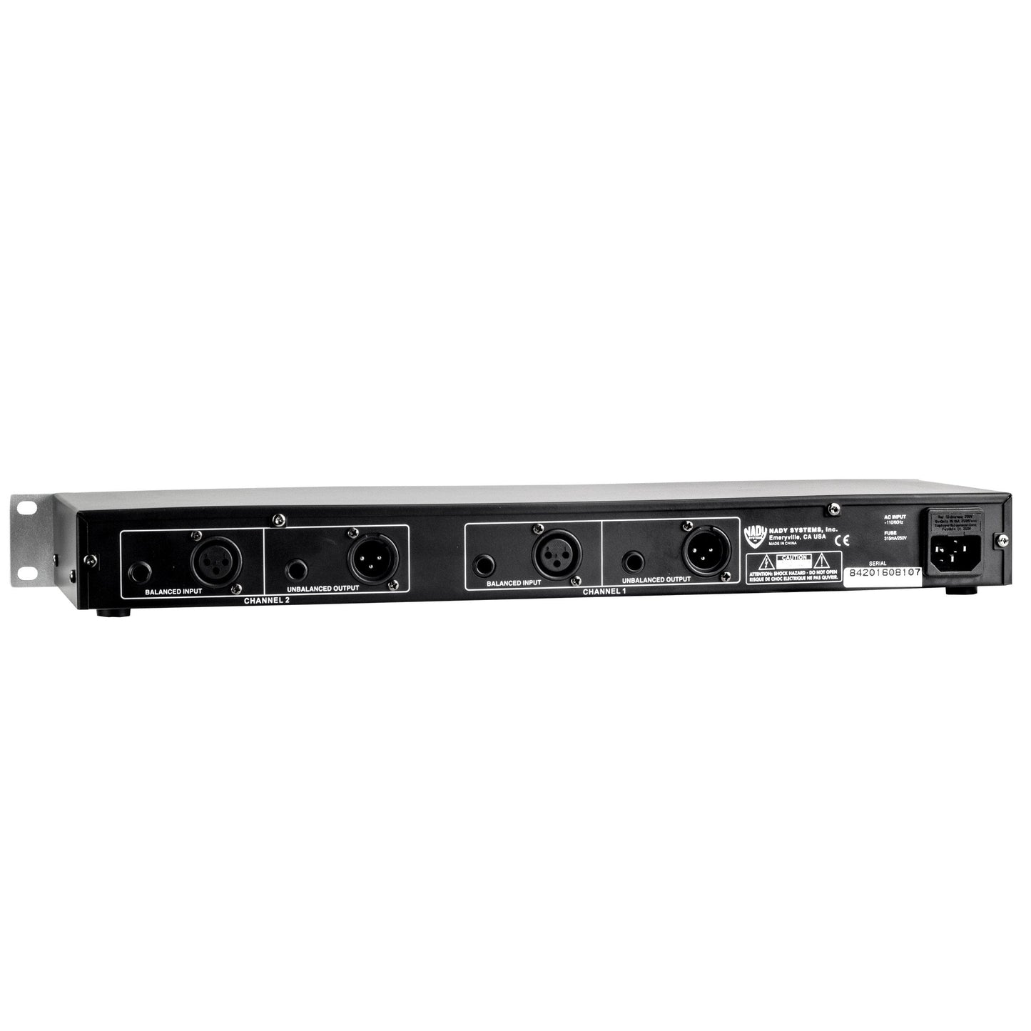 Nady Geq-215 Graphic Equalizer, 2-Channel 15 Frequency Bands Of Eq, Fits In A 19    Single Rack Space, Balanced Xlr And 1/4    T