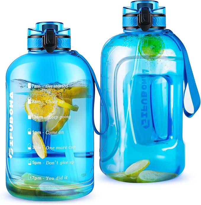 GIFUBOWA Big Water Bottle 3 liter BPA Free Large 105oz Drinking Jug for Gym Outdoor