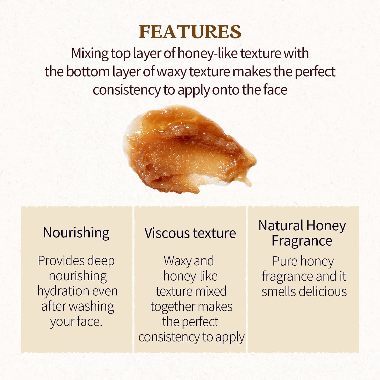 SKINFOOD Mask Honey Sugar 120g - Facial Pore Cleanser, Nourishing & Firming Skin Exfoliator - Wash Off Face Masks w/Melting Suga