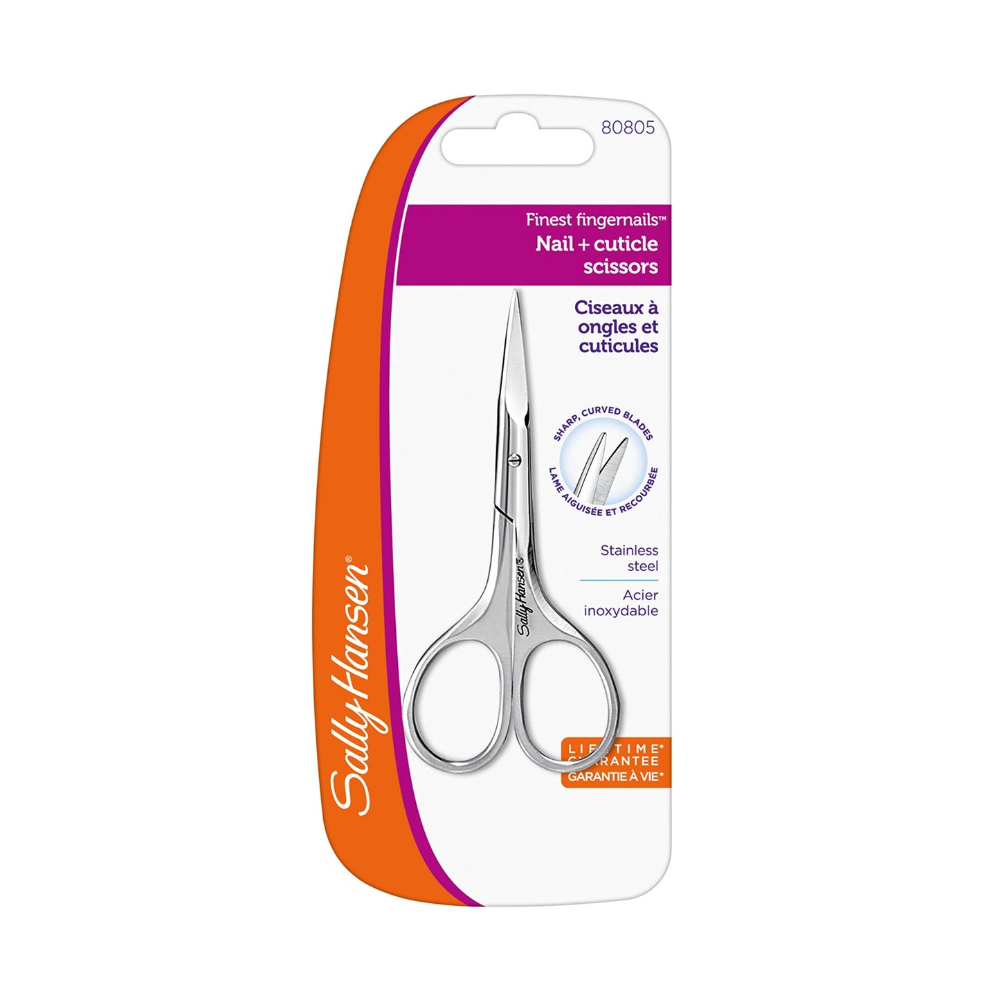 Sally Hansen Finest Fingernails Nail & Cuticle Scissors 1 ea