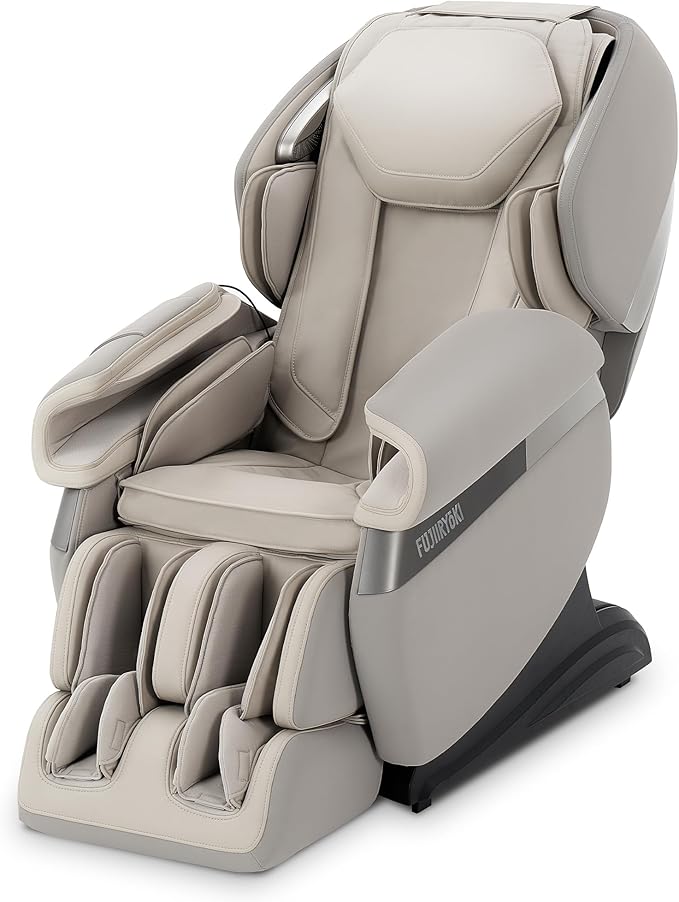 FUJIIRYOKI Calm Plus Flex Frame Track Massage Chair with Zero Gravity Technology, Electric Recliner, and Touchscreen Remot...
