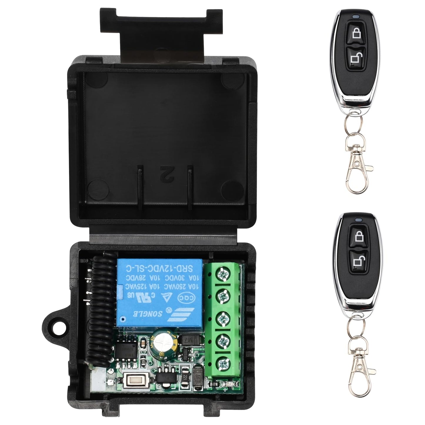 Access Control System 600lb Electric Magnetic Door Lock Kit: RFID Keypad, Remotes, Exit Button, Close to Entry Keypad & ID Card with 110-240VAC to 12VDC Power Supply(280Kg /600LB Kits)