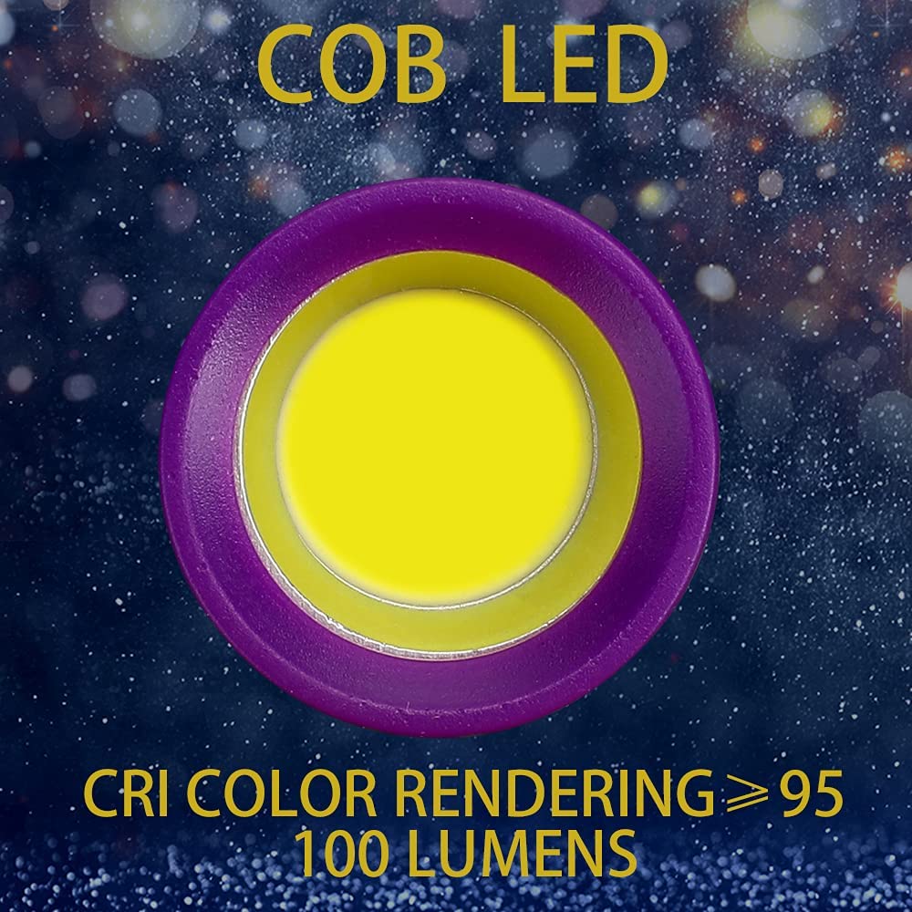 Kunhe Mini Led Flashlight, 100 Lumen, Black, Aluminum, Model Co1, 5 Pack - Ideal For Kids, Party Favors, Christmas Gifts, Stocking Stuffers