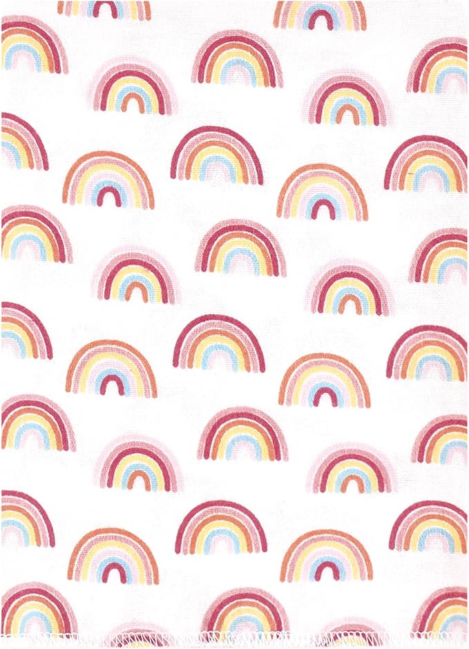 Luvable Friends Hudson Baby Flannel Burp Cloths 12pk, Sunny Sky