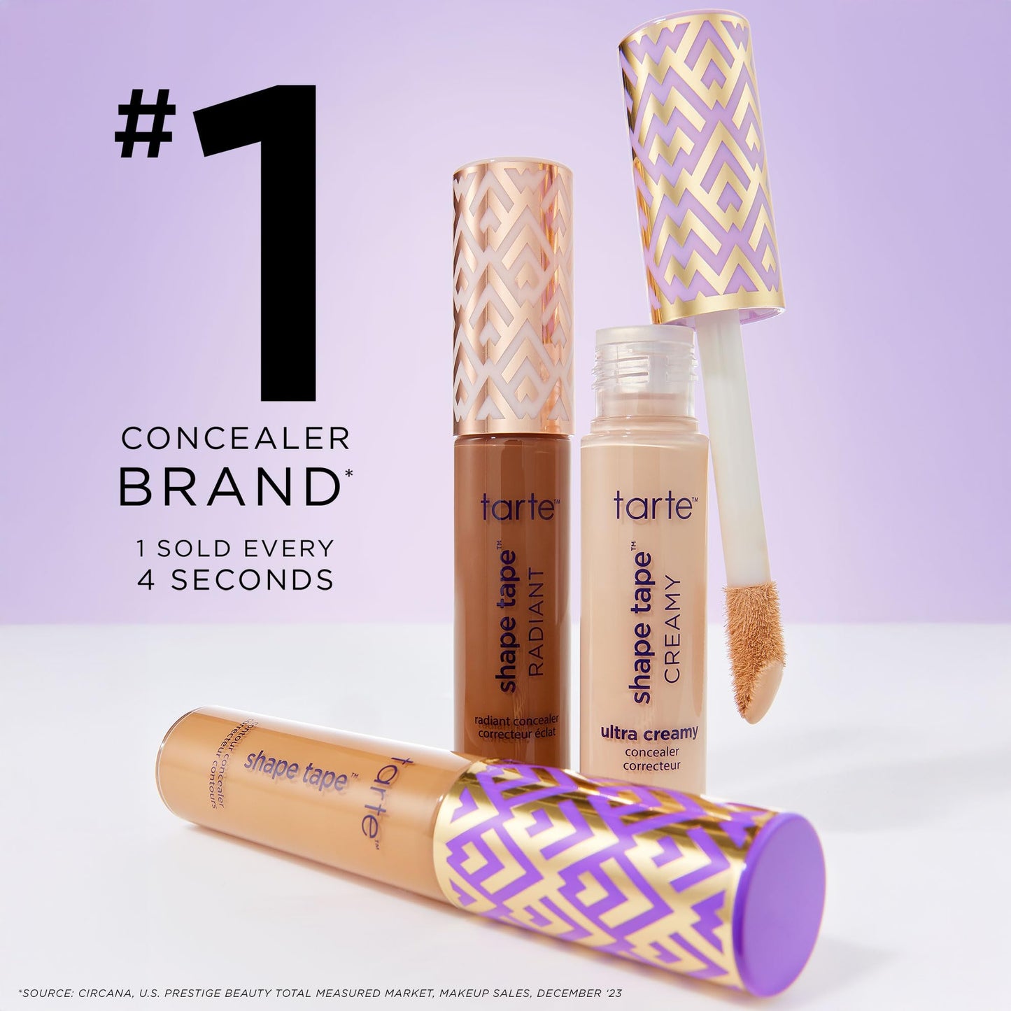 tarte shape tape full-coverage concealer - 12B fair beige (fair skin with cool, pink undertones) - full size