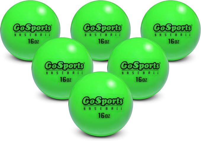 GoSports Weighted Training Balls - Choose Baseball or Softball - Hitting & Pitching Training for All Skill Levels - Improv...