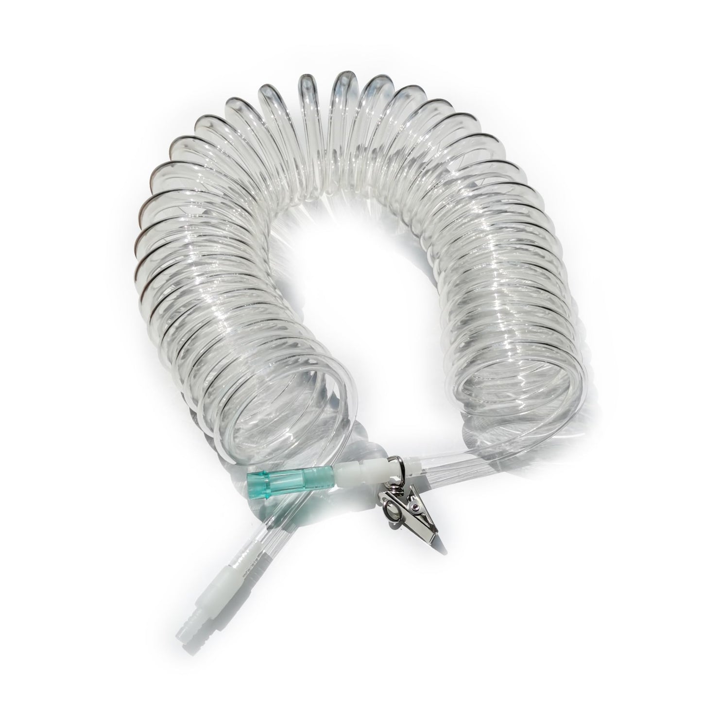 12 feet Retractable Oxygen Tubing for Oxygen, with 360°Swivel Connector and Clip