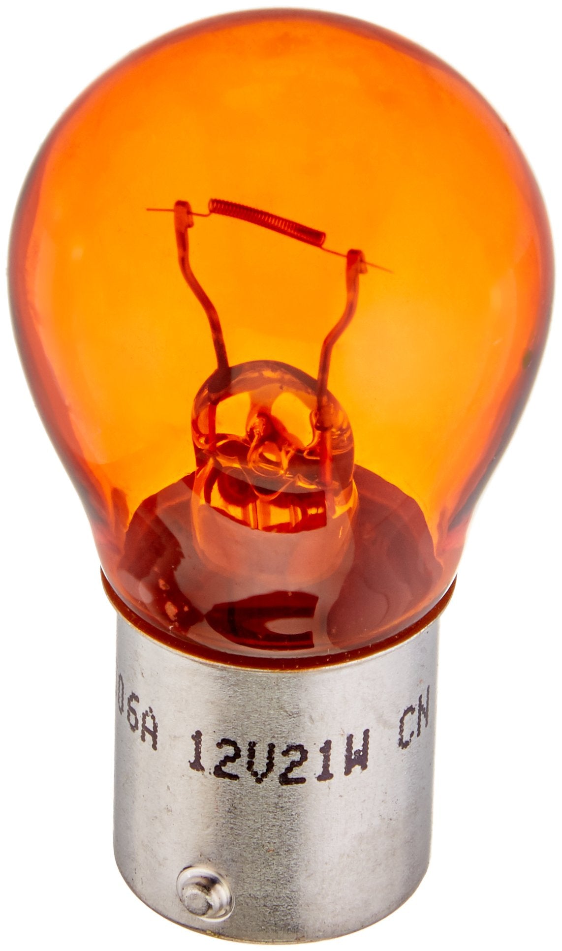 Hella 7506Atb Amber Bulb 12V 21W Ba15S S8 - Glass, Multi Pack (2)