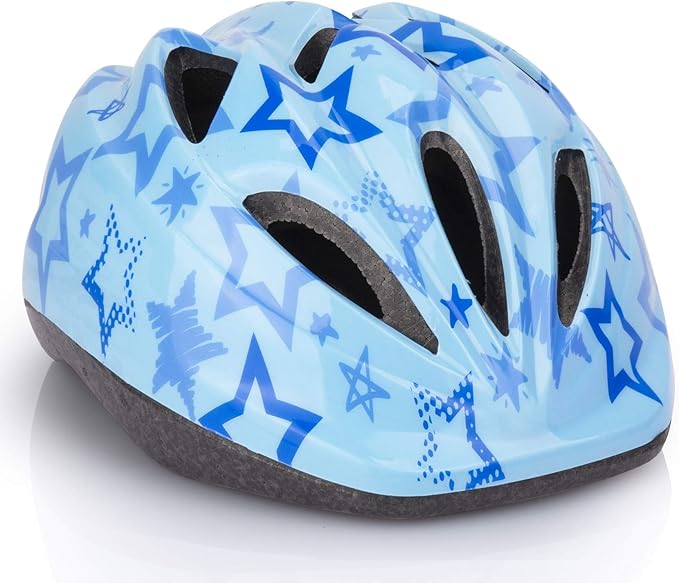 Kid Bicycle Helmets, LX LERMX Kids Bike Helmet Ages 3-5/5-14 Adjustable from Toddler to Youth Size, Durable Kids Bike Helm...