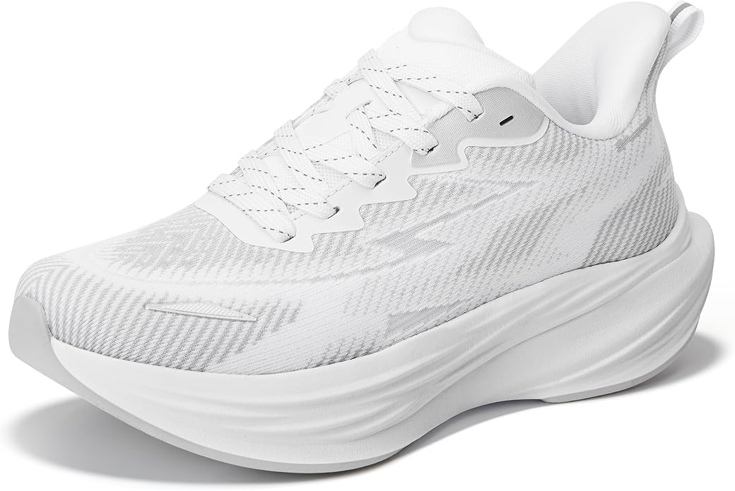 HiBird Women's Slip-On Walking Running Shoes Comfort Tennis Shoes - Cushioned Lightweight Breathable Non-Slip Fashion Snea...
