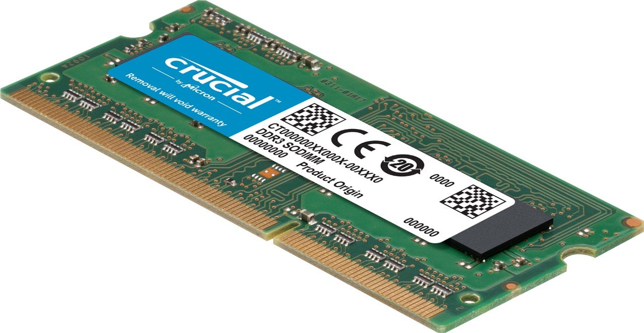 Crucial 8Gb Kit (4Gbx2), 204-Pin Sodimm, Ddr3 Pc3-12800,
