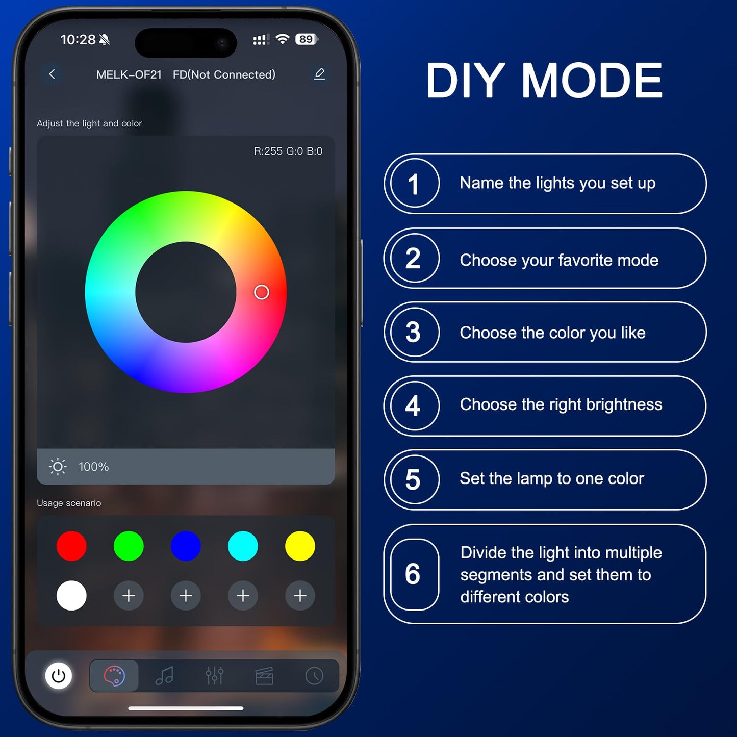 Yffshlcs Permanent Outdoor Lights  200Ft Outdoor String Light Smart Rgb With 72 Scene Modes  Ip67 Waterproof Holiday Lights For Outside  App And Remote Control Party Holidays