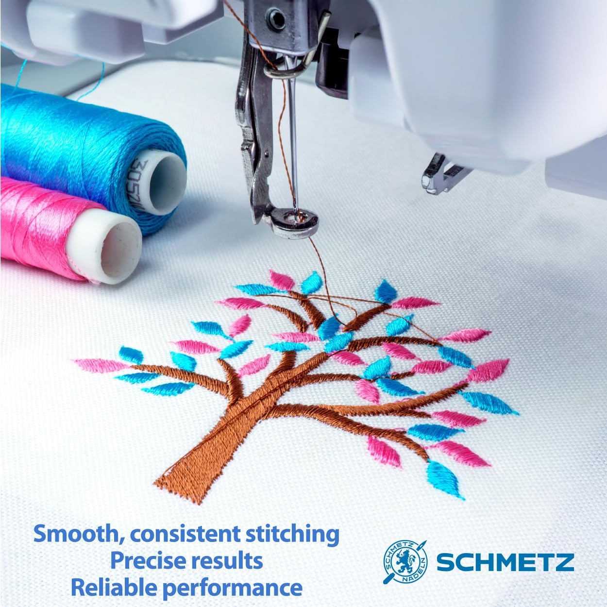 SCHMETZ Embroidery Sewing Machine Needles - Precision Needles, Size 75/11, Box of 100