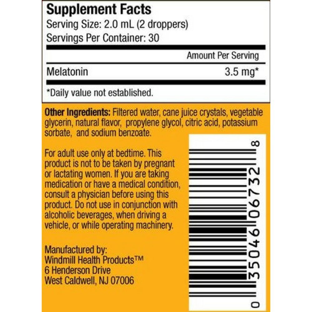Sleep Soundly Melatonin, 2-Ounce Bottles (Pack of 3)
