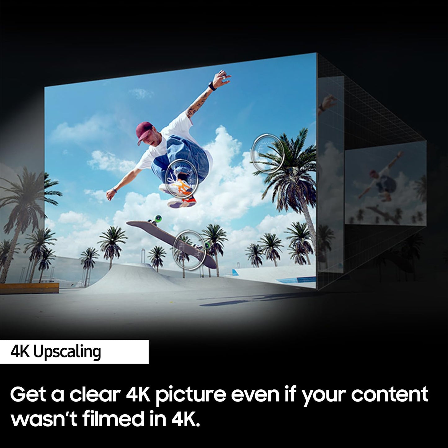 Samsung 85-Inch Class Crystal Uhd 4K Du7200 Series Hdr Smart Tv W/Object Tracking Sound Lite, Purcolor, Motion Xcelerator, Mega