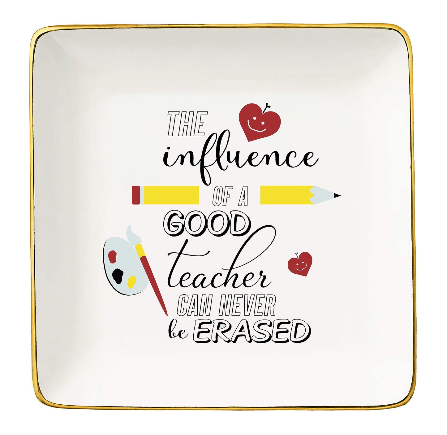 Topthink The influence of A Good Teacher Can Never Be Erased-Teachers Appreciation Week Gifts - Thanksgiving Birthday Christmas