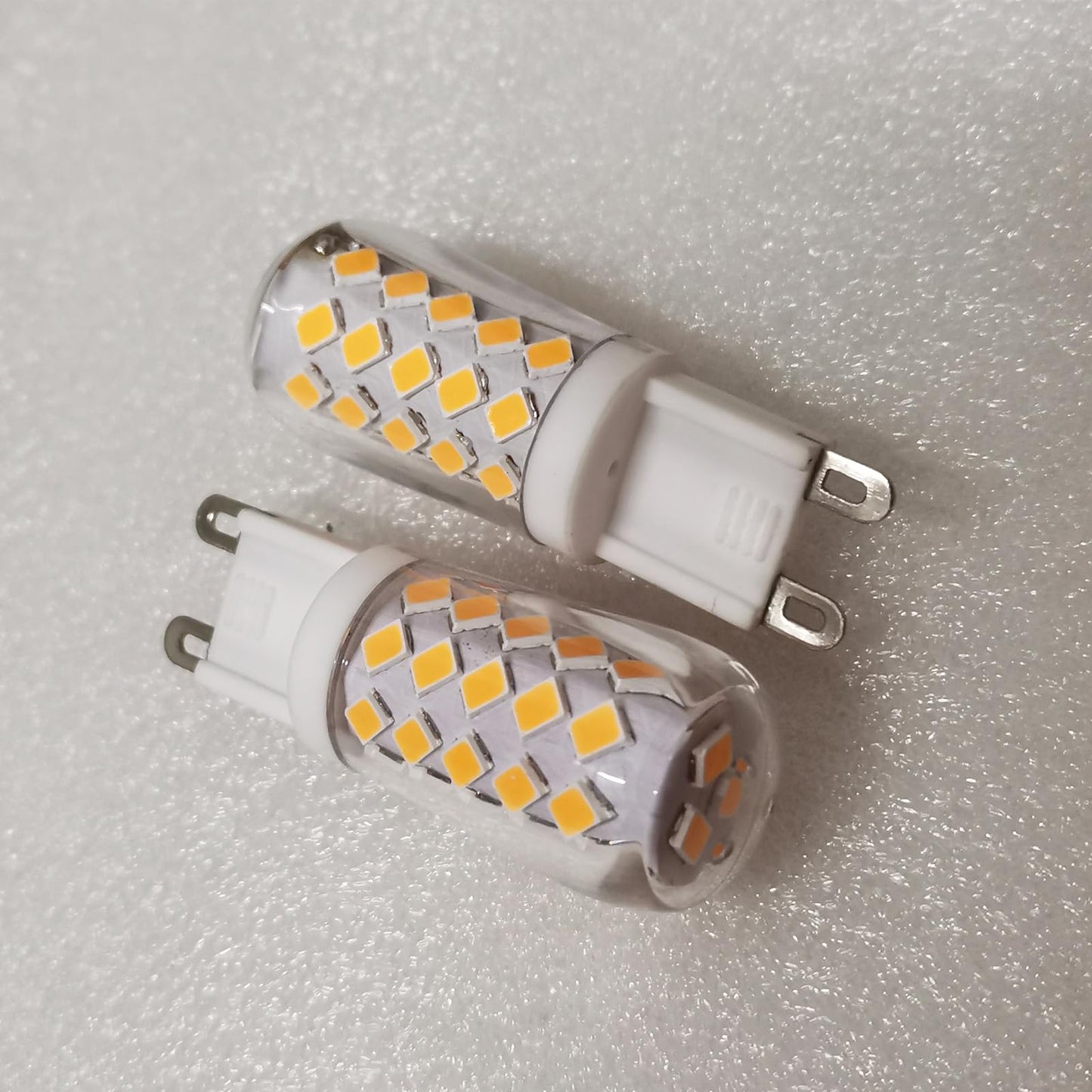 Kakemono Dimmable G9 Led Light Bulb 40Watts T4 Halogen Equivalent 4W 400Lm 2700K Warm White 120V Chandelier Lighting-8 Pack