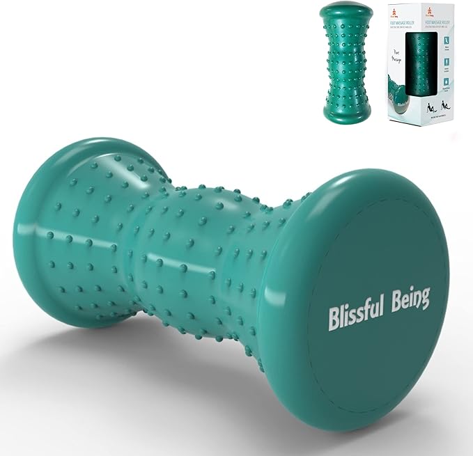 Blissful Being Hot & Cold Foot Roller for Plantar Fasciitis & Neuropathy | Foot Massage Roller for Deep Tissue Acupressure...
