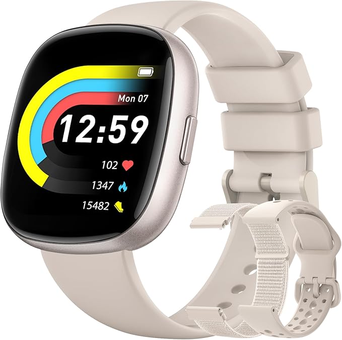 Fitness Trackers for Men Smart watch: Fitness Tracker with Blutooth Call 24/7 Heart Rate SpO2 Sleep Monitor IP68 Waterproo...