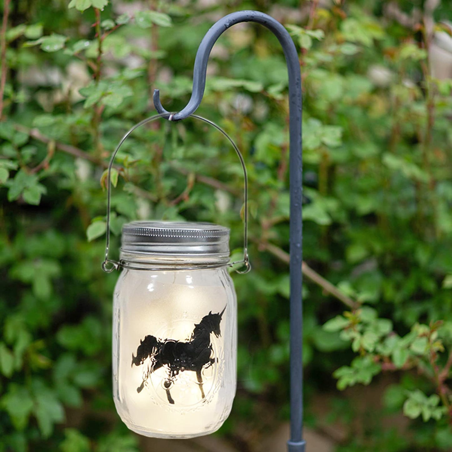 Solar Mason Jar Lights Lids  10 Pack 30 Led Solar Fairy Lights For Regular Mouth Mason Jars  Outdoor Hanging Jar Lights For Garden Yard Decor  Wedding (Jars Not Included) With Stickers