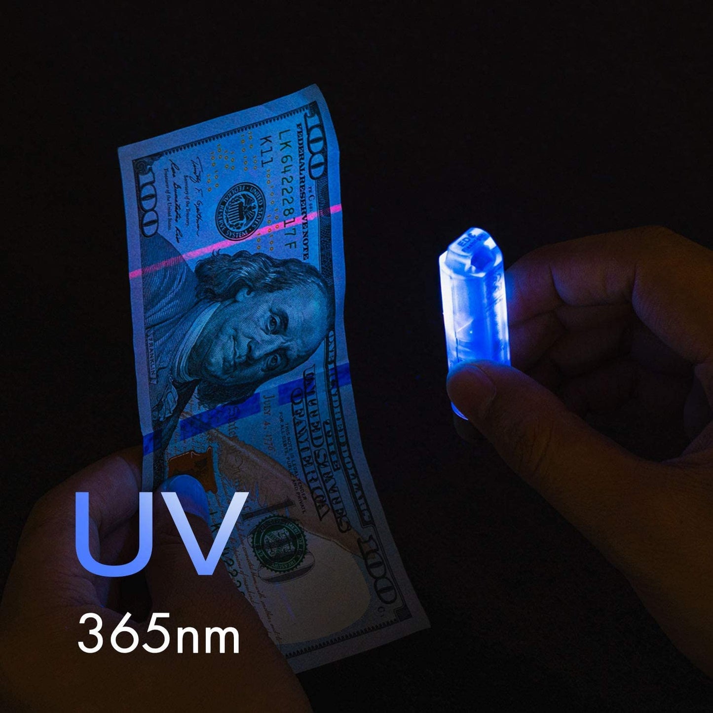 RovyVon A8 EDC Flashlight, 5000K, 420 Lumen, Rechargeable Keychain Light, Polycarbonate, Momentary On, Lock Mode, Magnet Accessories