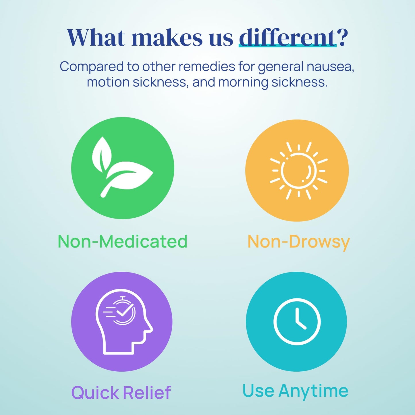 Allclair Nausea Relief Inhaler - Take Control of Motion Sickness, Morning Sickness, Medication, Stress - Fast, Natural, Drug-Free, Non-Drowsy & Portable Travel Essential (4 Inhalers)