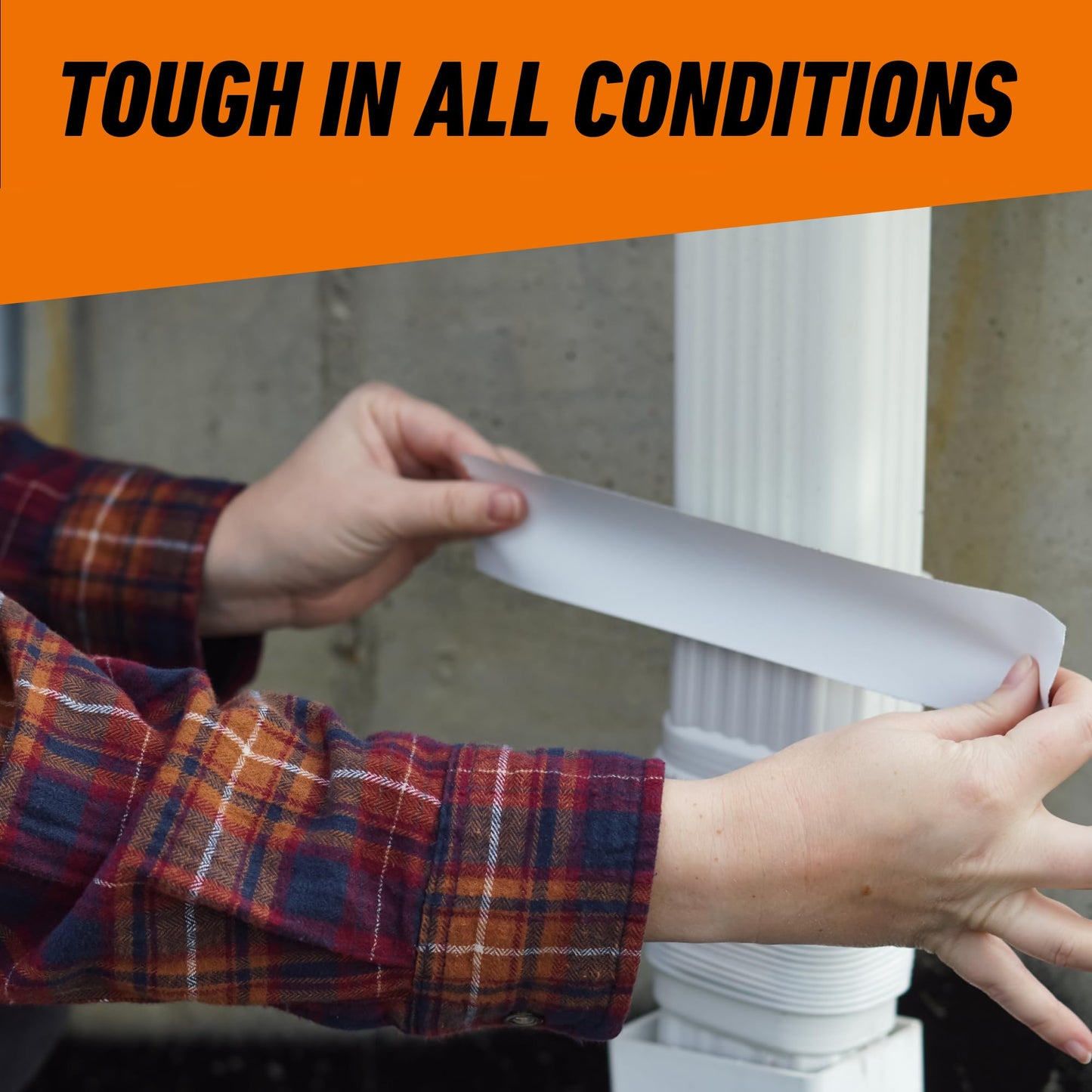 Gorilla Tape, White Duct Tape, 1.88" x 30 yd, White, (Pack of 2)