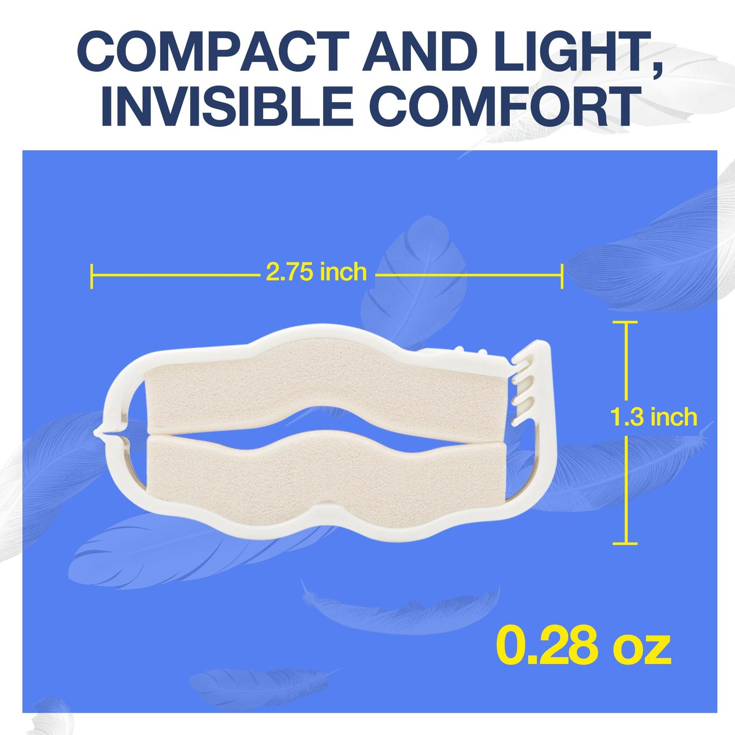 Jeato Original Incontinence Clamp - Light and Comfort Clamp for Male Incontinence - 0.28 oz, Replaceable Pad (3 Adjustable Sizes Included)