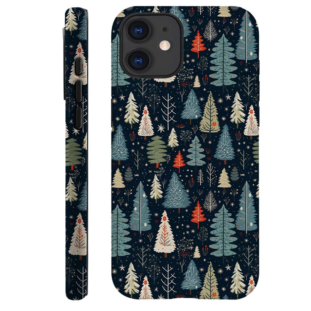 Compatible with iPhone 11,Durable & Shockproof Phone Case Cover Design - Christmas Tree Aesthetic