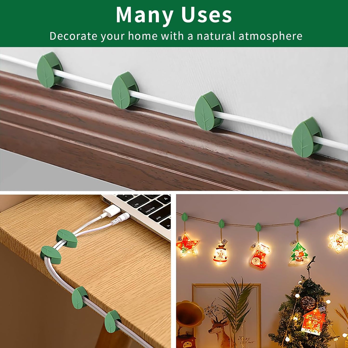 60 pcs Plant Wall Clips with 72 Pieces Acrylic Adhesive Sticker,Plant Climbing Wall Fixture Clips Plant Fixer Invisible Wall Vines Fixing Clips Self-Adhesive Hook Plant Clips Plant Vine Traction