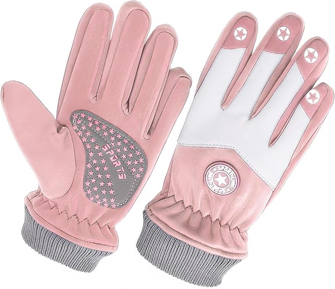 PARDUS Kids Sport Gloves - Fleece Lining for Warmth, Suitable for Primary School Boys and Girls, Thickened for Biking and ...