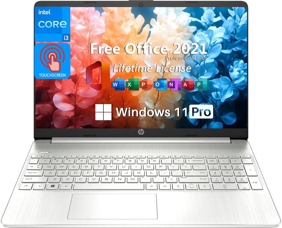 Hp Newest Notebook Laptop For Business Student, 15.6 Touchscreen, Intel I3-1215U Processor, 32Gb Ram, 1Tb Ssd, Windows 11 Pro &